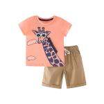 Summer Baby Children's Clothing Sets Short Sleeved Hooded Collar for sale