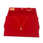 8*8*5cm Velet Interior Flannelette Jewelry Display Box for sale