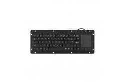 China Low-cost Rugged Panelmount Plastic Keyboard With Touchpad and 68 Keys supplier
