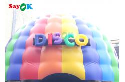China Tarpaulin Inflatable Air Tent With LED Light PVC Party Tent Advertising supplier