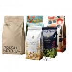 Multi-Colored And Food Grade Composite Material Coffee Bags With One-way Air Valve Keeping Dry for sale