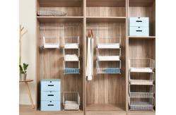 China Home Custom 6mm Wire Mesh Storage Baskets For Wardrobe Drawer supplier