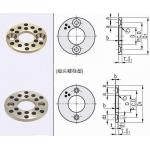 Casting Copper bearing thrust washer With Solid Lubricant Plugs
