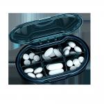 3 Times Per Day Bpa Free Pill Organizer Am Pm Child Proof 7 Day 6 Compartments for sale