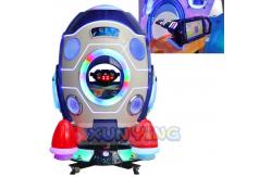 China Metal Acrylic Plastic Arcade Games Airplane Rocket Coin Operated Kiddie Rides supplier