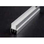 Closet Handle Silver Anodized 6063 T5 Wardrobe Aluminium Profile