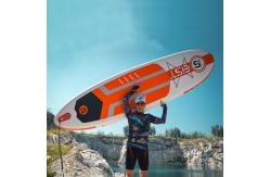 China Stand Up Inflatable Sup Paddle Flying Surfboard With Foot Rope supplier