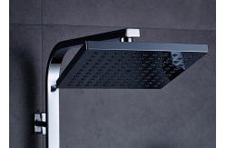 China CE Chrome Polished Shower System , ROVATE Shower Systems With Rain Head supplier