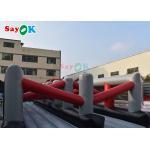 150x3.8m  Tarpaulin Inflatable Obstacle Course Racing Game For Events