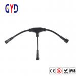 Waterproof Splitter T Led Wire Connectors 3 Way Molded Connector for sale