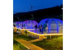 China UV Resistance 10x10 Clear Bubble Tents Heat Resistant PC Polycarbonate Dome Tent supplier