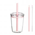 Tritan Plastic Straw Cup 8.5*11.5cm Size Spill-Resistant for Kids without Straw for sale