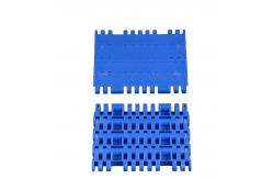 China Blue Vertical Plastic Conveyor Belt Chain Roller High Mechanical Strength supplier