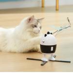 Interactive Funny Vocalize Cat Teaser Toy With Butterfly Electric Automatic Rotating for sale