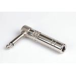 Male Save Space Audio Cable Connectors With Long Tail , 6.35mm Jack Plug for sale