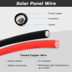 4 / 6mm2 Solar PV Cable With Temperature Rating -40C-90C For Solar Mounting System for sale