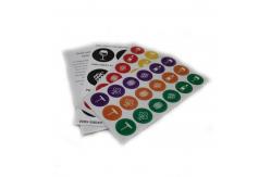 China Self Adhesive Red Glossy Food And Beverage Labels custom food labels stickers supplier