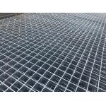 Custom Press Lock Steel Grating Plain Hot Dip Galvanized Surface Treatment for sale