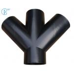 PN6 110mm HDPE Drainage Fittings Siphon Lateral Cross With Injection Technic for sale
