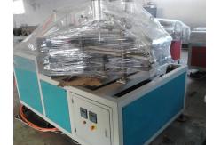 China Pvc Pipe Manufacturing Process Plastic Extruder Machine With Double Screw supplier
