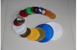 China 307# Environmental Friendly Round Blue PE Lid with ISO / SGS / FDA  / QS supplier