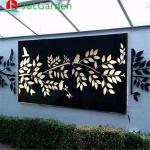 Laser Cut Indoor & Outdoor Decoration Metal Steel Garden Screen Corten for sale