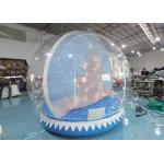 0.65mm PVC  Inflatable Santa Snow Globe Ball Quadruple Stitching