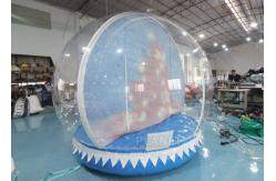 China 0.65mm PVC  Inflatable Santa Snow Globe Ball Quadruple Stitching supplier