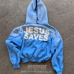 Vintage Gradient Color Acid Wash Pullover  Silk Screen Hoodies Anti Pilling for sale