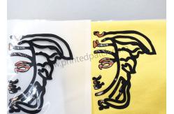 China Raised Stretchable Silicone Heat Transfer Sticker OEKO-TEX supplier