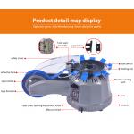 Eco Friendly Kraft Tape Dispenser Custom Fully Manual LARGE DISC 13mm
