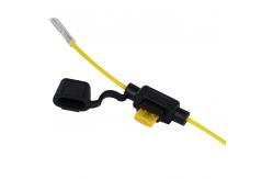 China Automotive ATM Blade Fuse Holder With 12AWG Wire supplier