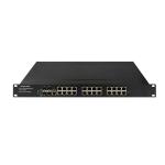 220VAC Industrial Managed Ethernet Switch 4SFP Fiber 24UTP Ports for sale