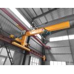 Wall Mounted Jib Crane With Electric Hoist Free Standing Low Clearance 2000kg for sale