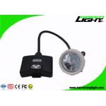 Corded Mining Hard Hat Light 10000 Lux Rechargeable Miners Headlamp 5200mAh Li-ion Battery With Rear Warning Light for sale