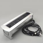 Desktop Multimedia Flip Up Power Outlet With USB Charger for sale