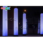 Customized White Led Lighting Inflatable Model Pillar For Decoration
