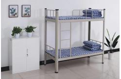 China Knocked Down Steel Bunk Bed Dormitory Apartment Army Bunk Bed supplier