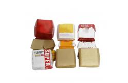China Low Price Custom Logo Biodegradable Kraft Cardboard Boxes for Fries Burger Chicken supplier