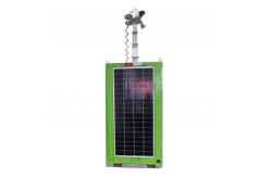 China Remote Control Solar Mobile Light Tower CCTV Tower For Job Site supplier