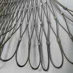 30 x 30mm 10m/Roll stainless steel rope mesh Protecting Zoo Fence for sale