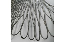 China 30 x 30mm 10m/Roll stainless steel rope mesh Protecting Zoo Fence supplier