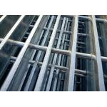 Hot Dip Galvanized Steel Grating For Power Plant With Round Steel Cross Bar for sale