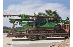 China 140KN Helical Pile Driver Hydraulic Multifunctional Excavator Bore Drilling Machine supplier