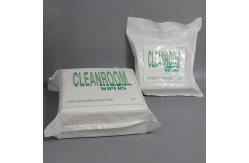 China LCD PCB Cleanroom Polyester Wipes Industrial Use Lint Free Cloth High Absorbance supplier