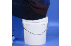 China Customized Logo Printing Plastic Pail for Pigments Agricultural Chemicals Ink Oil supplier