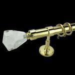 Plain Pipe 16mm Poles Diameter Brass Curtain Rods for sale