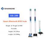 Automatically Measure Digital Height And Weight Machine , Stable Smart Bmi Body Fat Scale for sale
