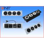 Modular Design Multimedia Wall Socket Plates For Office / Lecture Room for sale