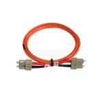 SC LC Fiber Optic Patch Cord 8 Degree OM3 Multimode Fiber Patch Cable for sale